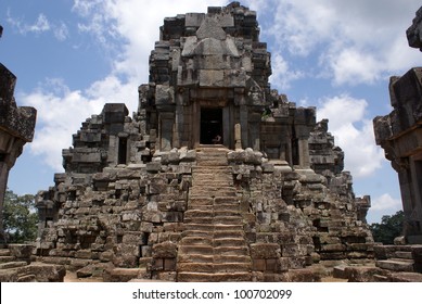Ancient Temple In Angkor, Cambodia