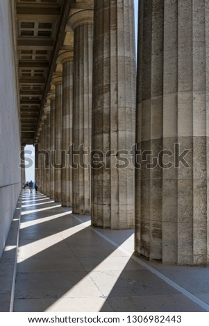 Similar – Foto Bild Pärchen sitzt Arm in Arm und genießt den Ausblick