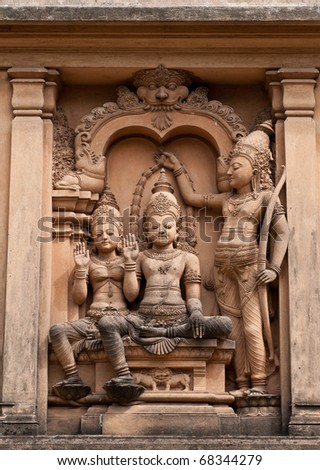 An ancient temple at Kelaniya, a place where buddha was supposed to have visited