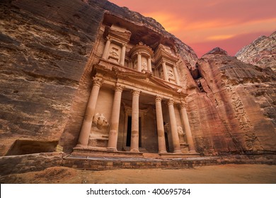 Ancient Temple In Petra, Jordan