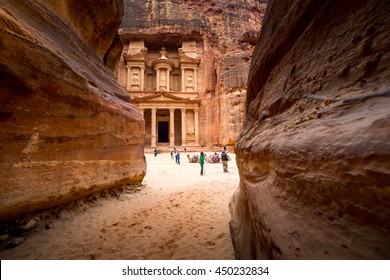 Ancient Temple In Petra, Jordan