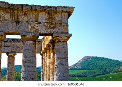 Ancient temple of Segesta in the valley - Agrigento, Sicily