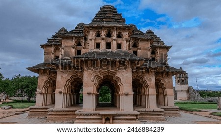 Ancient Temple Structure with Elaborate Carvings
