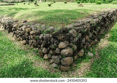 ancient terraced punden Located in Pugung Raharjo Village, Sekampung Udik District, East Lampung Regency, Lampung Province. at coordinates 5°18'54