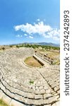 ancient theater of Aphrodisias stands as testament to goddess Aphrodite. This archaeological site is steeped in history, showcasing a plethora of remarkably preserved ruins, captivating every visitor.