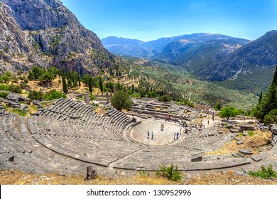 Teatro Antico a Delfi, Grecia