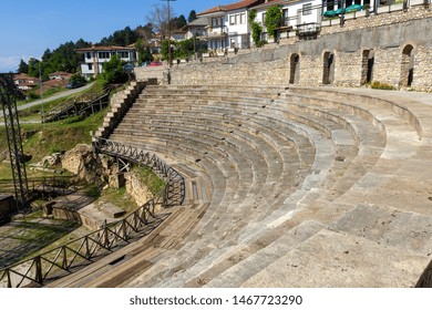 Ancient Theatre Of Ohrid From 200 BC, Now Used For Concerts