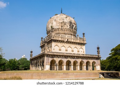 Ancient Tomb Qutb Shahi Hyderabad India Stock Photo 1214129788 