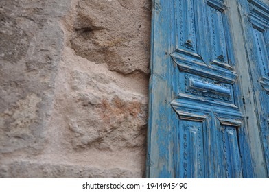 Ancient Turqoise Doors At Cappadocia