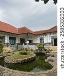 ancient war museum building in West Java, precisely in the Kuningan area