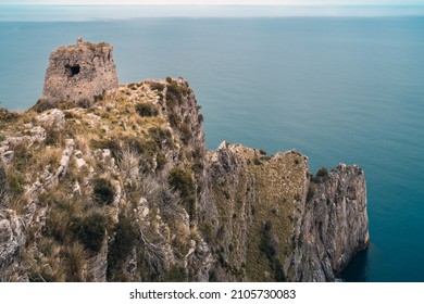 Ancient Watchtower In Cilento, Italy