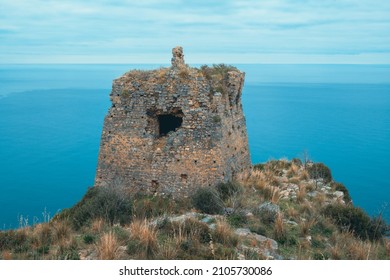 Ancient Watchtower In Cilento, Italy