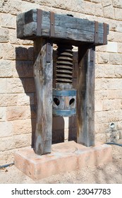 Ancient Wood  Press For  Olive Oil