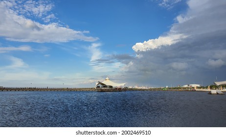 Ancol Beach At Jakarta Indonesia