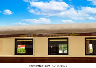 Andalusia Old Luxury Train At Ronda Train Station