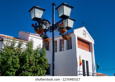 Andalusian Whitehouse And Light In Spain