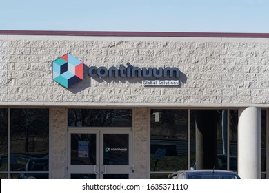 Anderson - Circa February 2020: Continuum Global Solutions call center. Continuum, owned by Skyview Capital, was spun off of Conduent which was spun off of Xerox.