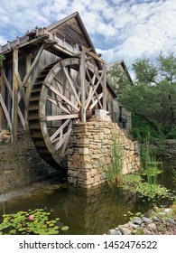 Anderson Grist Mill and close by Lake Travis shoreline. 
