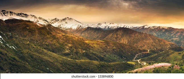 The Andes Mountains in Chile