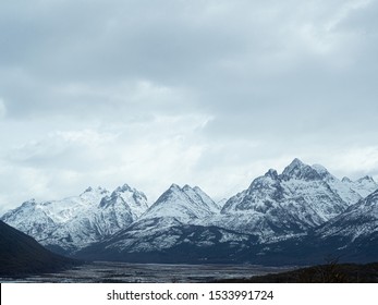 Andes Mountains panoramic view in cloudy weather - Powered by Shutterstock