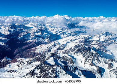 Andes Mountains view, Aerial, 2015 - Powered by Shutterstock