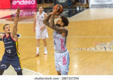 Andorra La Vella, Andorra: 2021 January 4: Jeffery Taylor Of Real Madrid In Action In The Endesa ACB League Match Between Mora Banc Andorra Vs Real Madrid In 2021.