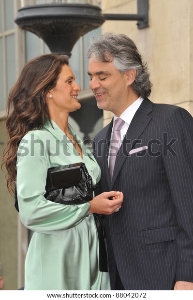 Andrea Bocelli Wife Veronica Berti On Stock Photo 88042072 | Shutterstock