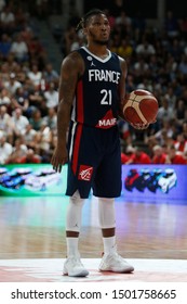 Andrew Albicy Of France During Friendly Game Basketball Match Between France Vs Montenegro 8,15,2019 Astroballe Lyon France