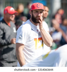 Andrew Luck - NFL PRO BOWL Practice 2019 At The ESPN WILD WORLD OF SPORTS COMPLEX In Orlando Florida USA On Friday 25th January 2019 