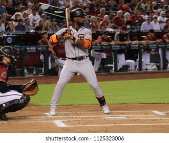 Andrew McCutchen Right Fielder For The San Francisco Giants At Case Field In Phoenix,AZ USA July 1,2018.