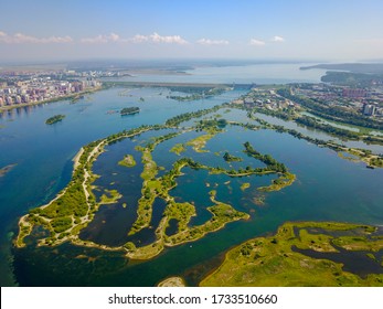 The Angara River In Irkutsk