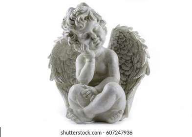 angel antique statue  isolated - Powered by Shutterstock