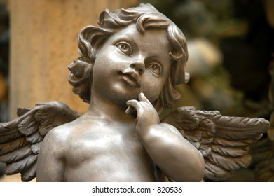 Angel contemplating