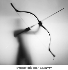 Angel like fighter prepares to shoot - Powered by Shutterstock