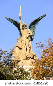 Angel On The Roof Of Vineyard Theatre In Prague