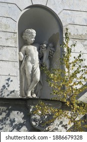 Angel Sculpture At The Palace In Trostyanets. Galitzine Palace - Detail.