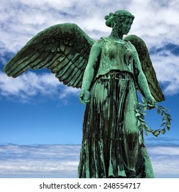 Angel Statue at the Copenhagen, Denmark