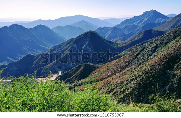 Angeles National Forest from Strawberry Peak\
Trail, Los Angeles County,\
California