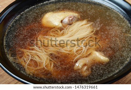 Angelica duck thin noodles -  A popular Taiwan food 
