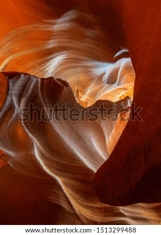 Angels heart, Antelope Canyon, Arizona USA - love concept
