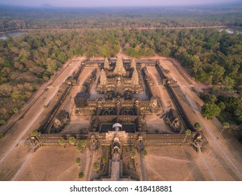 Angkor Wat Aerial View (Cambodia)