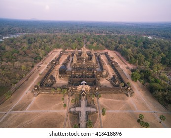 Angkor Wat Aerial View (Cambodia)