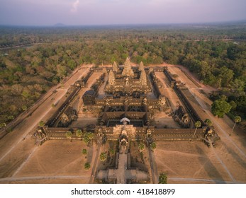 Angkor Wat Aerial View (Cambodia)