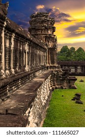 Angkor Wat At Sunset