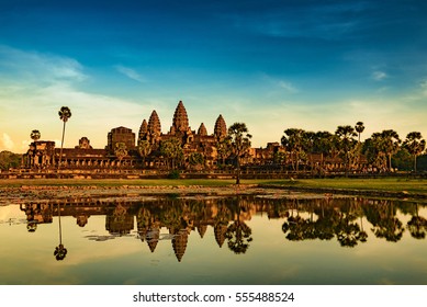 Angkor Wat At Sunset