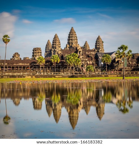 Angkor Wat Temple, Siem reap, Cambodia. 