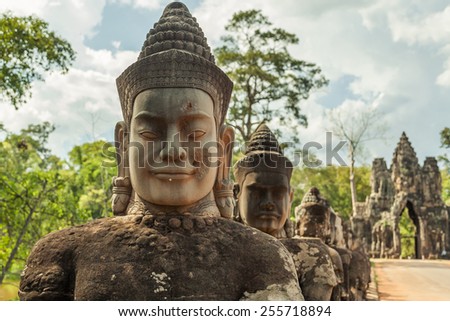 Angkor wat temple in Siem Reap city in Cambodia