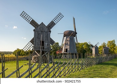 Angla Windmills In Saaremaa