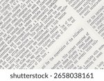 Angled text on an aged, typewritten page. The text is typed with an old typewriter from the sixties, displaying a slightly uneven alignment and dark ink, indicating wear. 