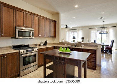 Angled view from within kitchen area looking outwards - Shutterstock ID 33506080